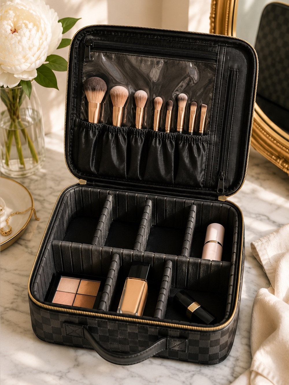 Travel Makeup Case | Cosmetic Organizer | Vanity Storage NWOT